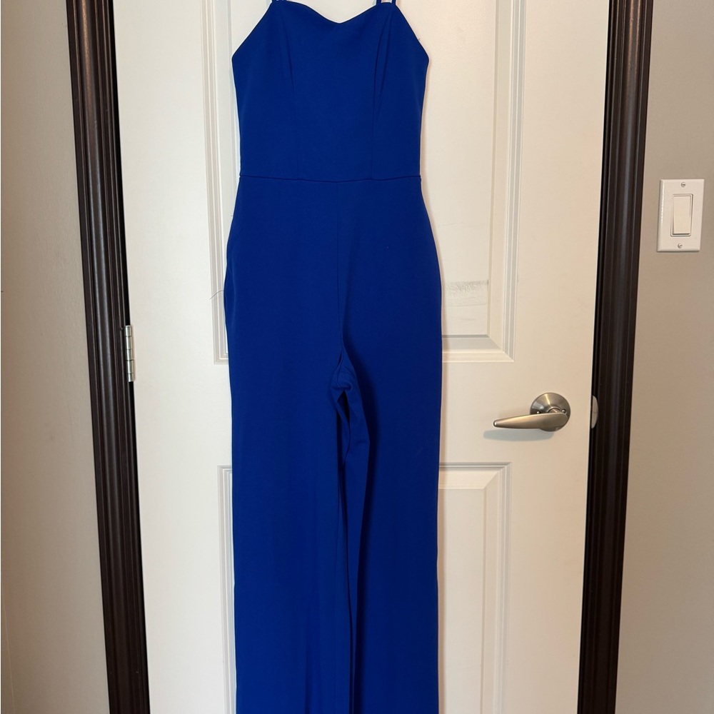 Chic Royal Blue Women's Jumpsuit
